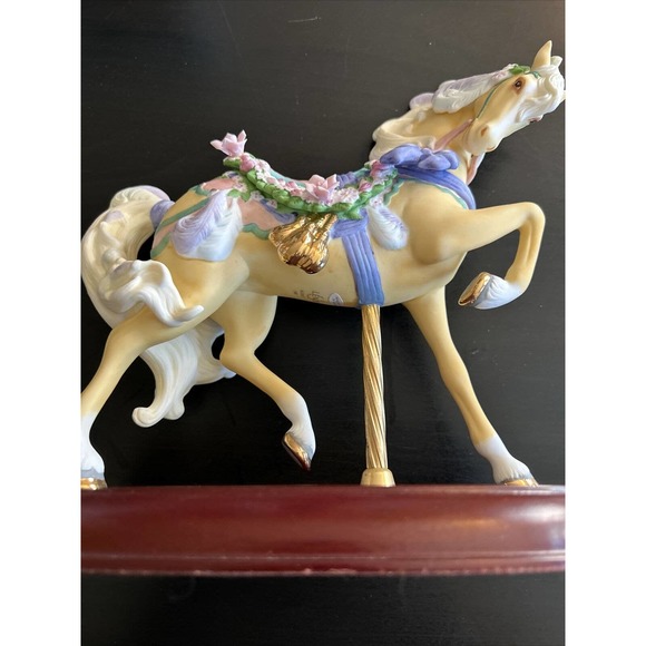 Lenox Carousel Collection Set of 3 Horse Porcelain Figurines Collectible Vintage - Picture 6 of 16